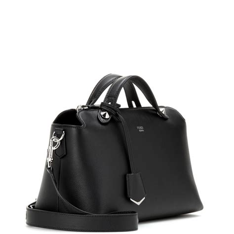 Fendi Black Leather Small By The Way Bag .